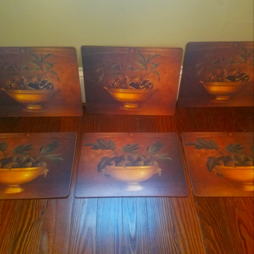 Vintage Pimpernel Fruit Dinner Placemats